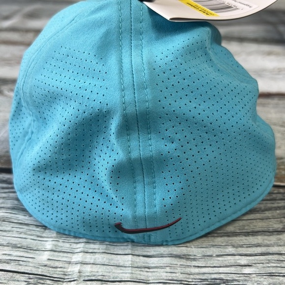 Nike Tiger Woods Unisex Turquoise Legacy91 Golf Hat with Logo Size S/M - Picture 11 of 11